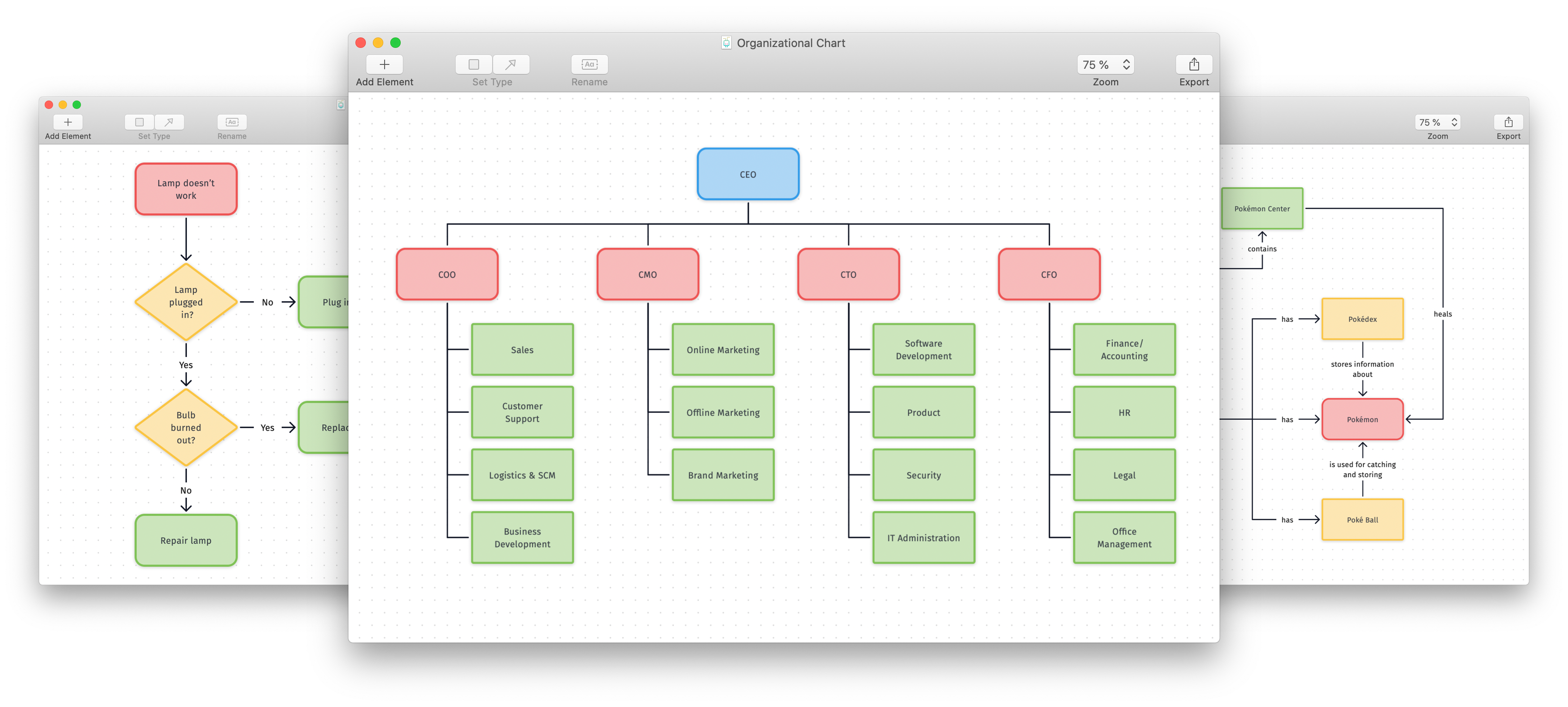 easy way to make a flowchart in microsoft for mac